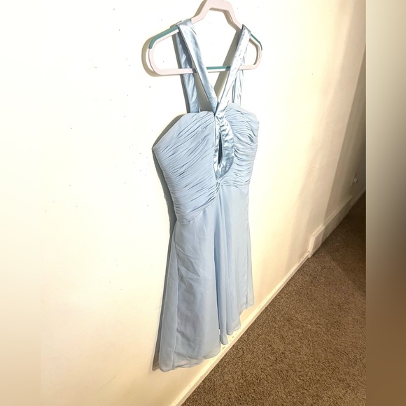 Beautiful J.J’s House light blue taffeta and satin size S party dress. EUC. - Picture 4 of 12